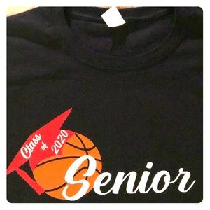 Basketball Senior class  t-shirt customized